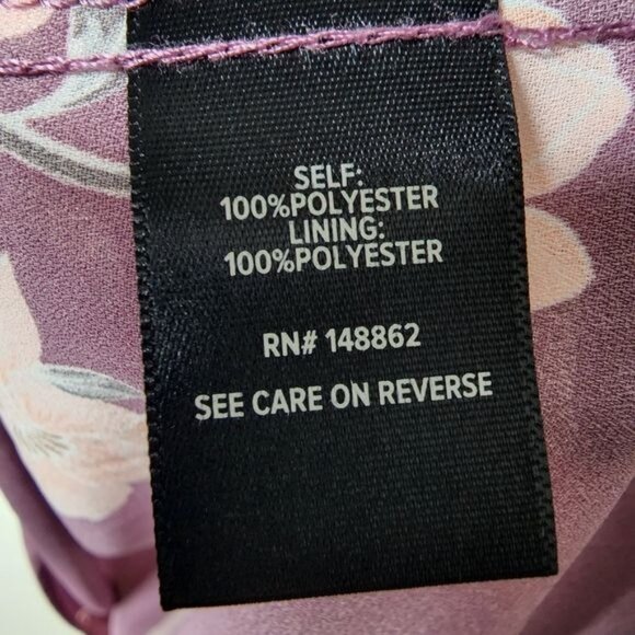 Torrid Plus Size Lexie Purple Floral Georgette Babydoll Cami  Plus Size 2X - Picture 7 of 9